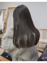 アリー 原宿 表参道(ALLY)&nbsp;【ALLY 濱田】ブリーチ無しシアーグレージュ／9トーン