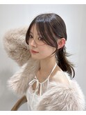 △メルティカラーフェミニンロング似合わせカットレイヤーカット