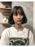 デザインカラー+シャンプー ￥10900　[serina限定]