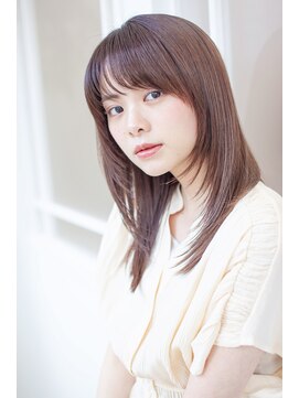 アッシュ 横浜店(Ash) ナチュラルレイヤーストレート3