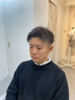 ソイクフ 四条大宮店(SOY-KUFU)&nbsp;20代30代40代◎似合わせカットブルーブラックスパイキーショート