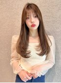 エアリーロング/レイヤーロング/韓国/前髪5213