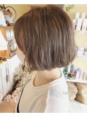 ゆるふわニュアンスパーマボブ