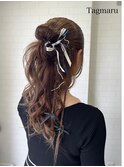 カチモリハーフアップ☆
