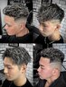 カット＋ツイストorスパイラルパーマ＋ブリーチメッシュ￥21000