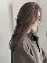 キャンバス バイ ネオリーブ 横浜西口(Canvas by neo.)&nbsp;フェイスフレーミング  グレージュ レイヤーカット 顔まわり