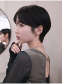 ▽マッシュショート ミニウルフブリーチなし前髪ミディアム新宿