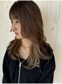 韓国風20代30代40代50代小顔◎インナーカラー