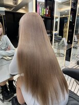 ラピス 渋谷本店(Lapis) ミルクティーベージュ/髪質改善/ハイトーン/艶髪/ストレートヘア