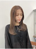 顔周りレイヤースタイル