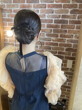 ヘアーサロン まつもと アップスタイル