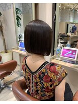 ビスイル 秋葉原店(Vis ill) 大人可愛いショート前下がりボブナチュラルブラウン