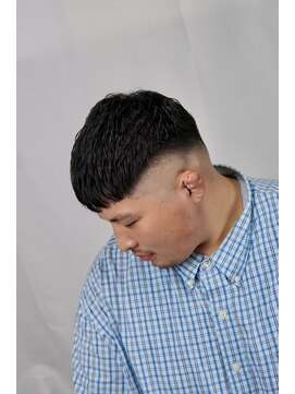 カズヘア 段原店(Kazu Hair) ツーブロック×スキンフェード