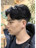 オーガル 栄店(ORGAR)&nbsp;ハイラルフパーマツーブロック清潔感センターパート