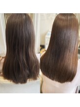 超高濃度水素ケアカラー【Before＆After】