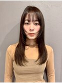 大人ガーリー×ロングレイヤー