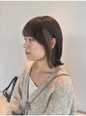 インナーカラー　グレージュ