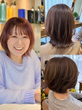 【スタイリスト：福田由紀】@_lana_hairspa_fkd白髪に悩む大人女性の方、是非お任せください＾＾