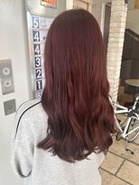 シュガー ヘアアンドネイル 仙台(SUGAR)&nbsp;【ブリーチなしWカラー】チェリーブラウン♪