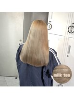 ミエルヘアーエスト 新宿店(mielhair est)&nbsp;ケアブリーチ必須ミルクティー