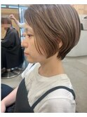 ショートボブ×ハイライト