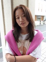 セーヌプラス(CEINE+)&nbsp;髪質改善縮毛矯正ミディアムレイヤー顔周りカットTOKIO二子玉川