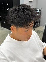エルマーク 本山(L-MARK)&nbsp;スパイキーショート/アップバング/ツーブロック/メンズ/眉毛