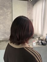 メゾンセブンルックス 宇都宮簗瀬店(Maison 7LOOKS)&nbsp;レイヤーカット×ボルドーカラー