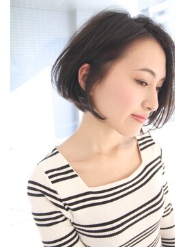ビームズ ヘアー ブラン(Bee ms HAIR Blanc+) ビームズヘアー　ショート　ボブ　黒髪