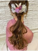 [OCEAN Hair&Life藤原純] 花束アレンジヘア☆