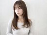 【毎日が楽になる♪】カット+前髪パーマor前髪ストレート　6500