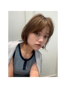 エムスラッシュ たまプラーザ(M.SLASH) ゆるふわボブ/シルキーベージュ/ワンカールボブ/たまプラーザ