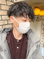 フェード ツーブロック 刈り上げ　ツイスパ【山岸】