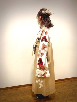 アクティフ(actif) ーKITSUKEーby actif 2022年卒業袴の着付けヘアセット名駅3分