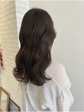 コバルト(Cobalt) 韓国ヘアブリーチなし艶髪透明感オリーブグレージュヨシンモリ