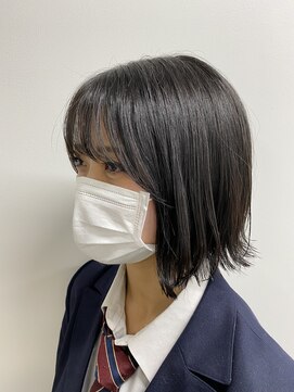 フォンド 津田沼(fond.) 前髪/マチルダボブ/ピンクベージュ/インナーグレージュ/津田沼駅