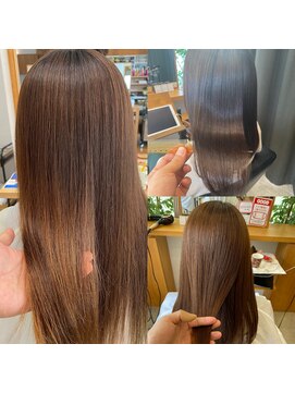 サンドット(Sun.) ストレート/髪質改善/韓国風/ハイライト/白髪ぼかし