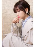 大人かわいい耳かけショート