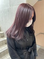 ヘアサロン ガリカ 表参道(hair salon Gallica) 【mami】大人暗髪ラベンダーココアブリーチなし/地毛風カラー