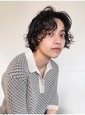 ラフアンニュイパーマ_ショコラアッシュヘルシースタイル_9201