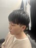 【新メニュー】メンズカットカラー＋角質取りシェービング　￥13980→￥12980