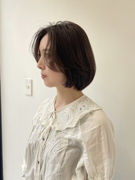 ハイブ 金沢(Hive) ショートボブ小顔ヘアニュアンスカラーセンターパート10代20代