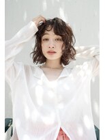 ワク(WAKU)&nbsp;YUJI style NO.56大きめしっかりなくるくるパーマボブ美髪