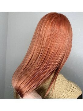 ユートピア(U topia) #ブリーチ1回で作る #オレンジ #ハイトーン