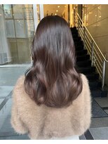 エル バイ ホーム(L by HOME)&nbsp;大人可愛い艶カラー　モカベージュ　透明感カラー