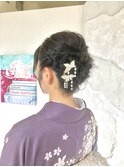 七五三お母さんヘアアレンジ
