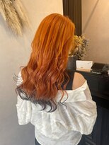 エンカウントバイマハロ 千葉(encount by mahalo)&nbsp;オレンジ×裾カラー