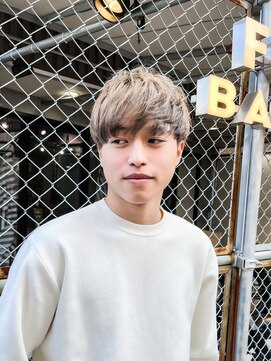 フジヤマ バーバー ショップ(FUJIYAMA BARBER SHOP) ミルクティーベージュ/ナチュラルマッシュ