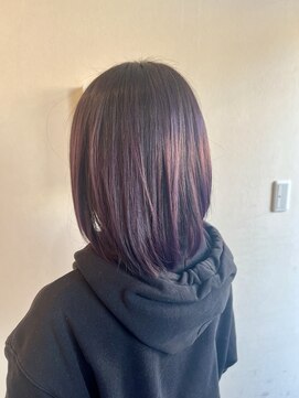 アカアカ(aka aka) Wカラー バイオレット