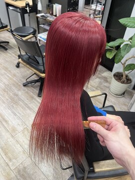 スリースター(THREE STAR) 【THREE STAR】韓国風レッドカラー